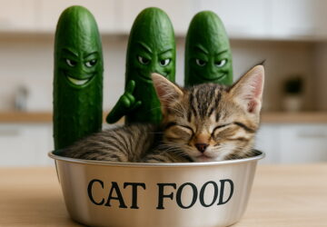 Miért rémült meg egy generációnyi macska az uborkától?