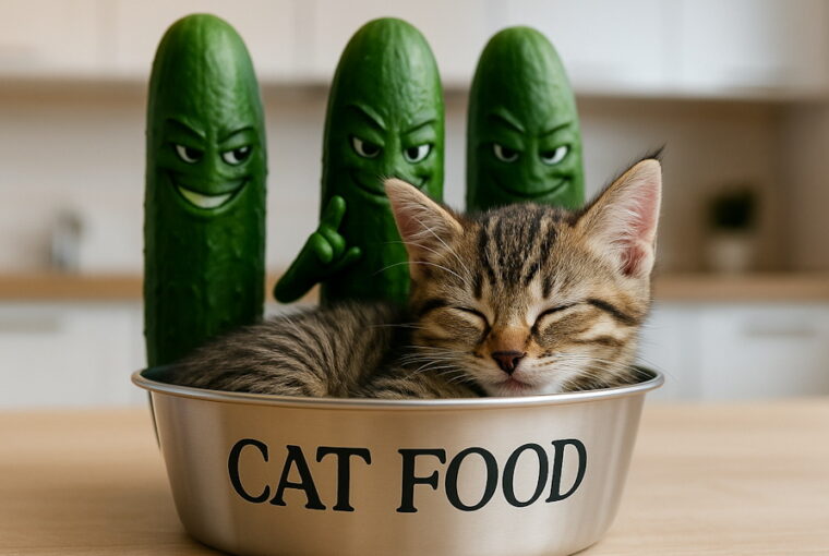 Miért rémült meg egy generációnyi macska az uborkától?