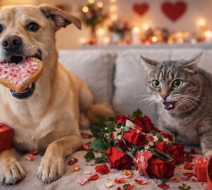 valentin nap a hazikedvenceink szemevel