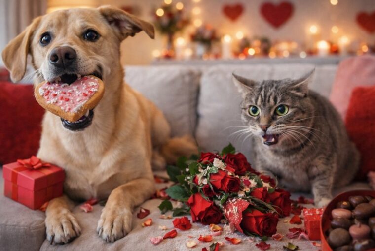 valentin nap a hazikedvenceink szemevel