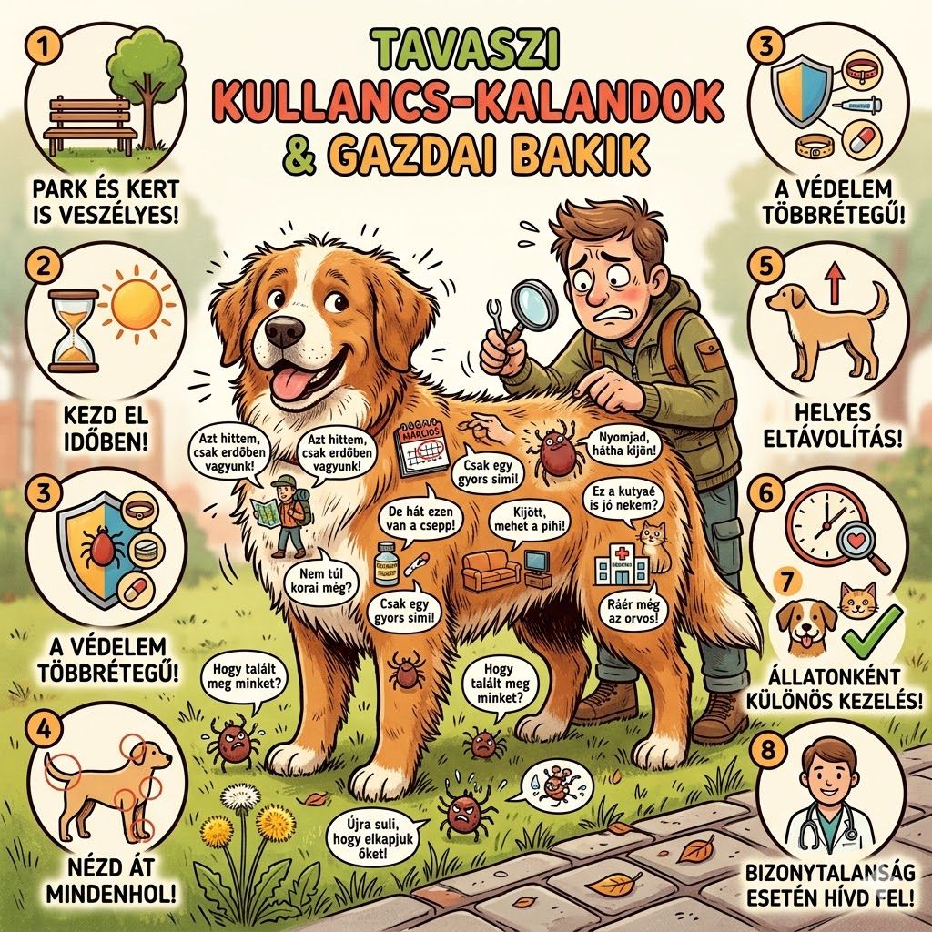 Kullancsot szedett össze a kutyád? 8 hiba, amit a gazdik tavasszal újra és újra elkövetnek Kullancsot szedett össze a kutyád? 8 hiba, amit a gazdik tavasszal újra és újra elkövetnek