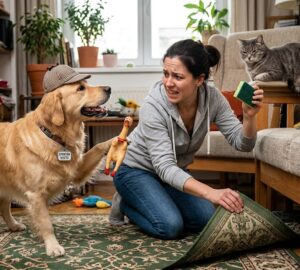 Ha eltűnik valami, a kutya már segítene, a macska még csak nézi