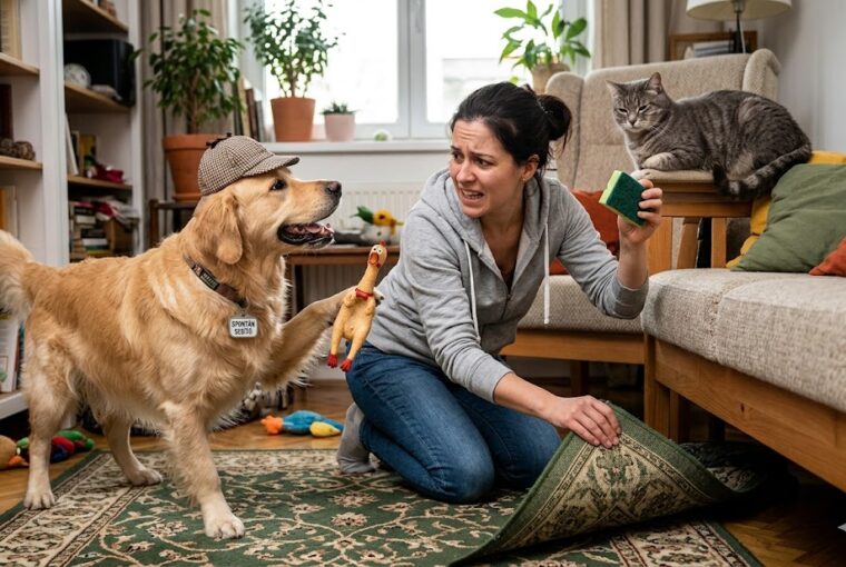 Ha eltűnik valami, a kutya már segítene, a macska még csak nézi