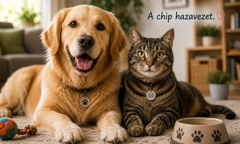 Kutya, macska chip