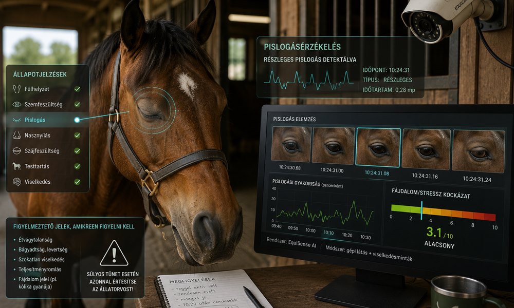 Mesterséges intelligencia figyeli, mit jelez a ló arca